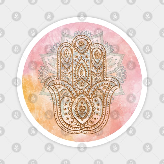 Hamsa - Hand of Fatiman Protection Magnet by MysticMagpie